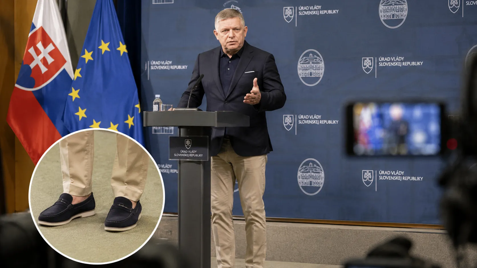 Fico priznal zdravotné problémy priamo pred novinármi. Premiér prišiel na tlačovku v netradičnom outfite